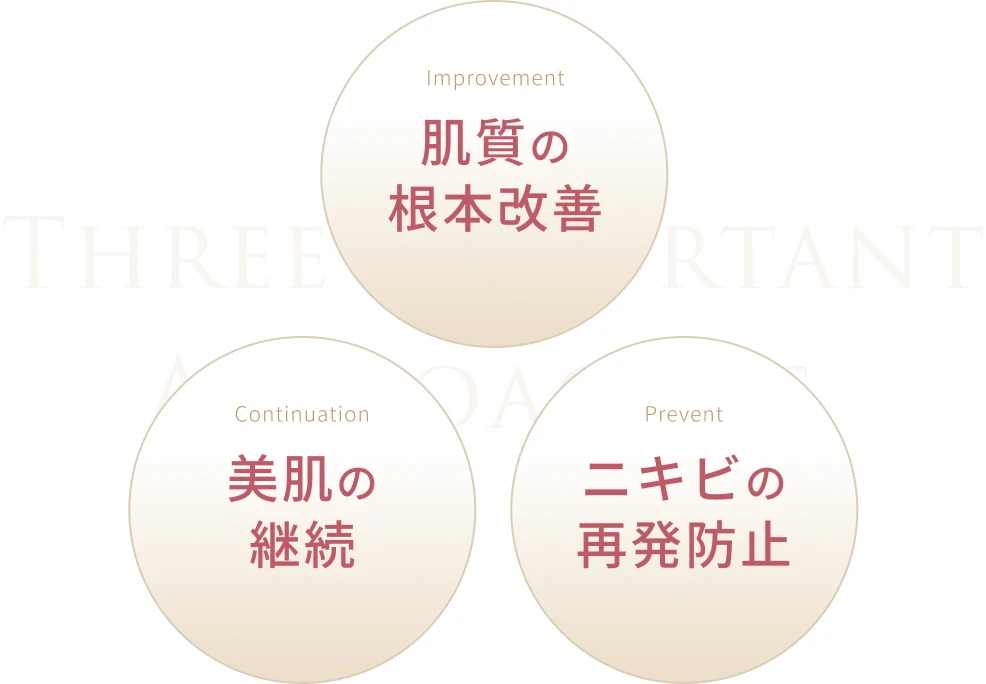 ニキビ治療のプログラム