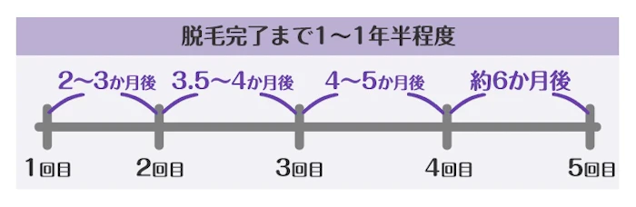 期間は1年〜1年半