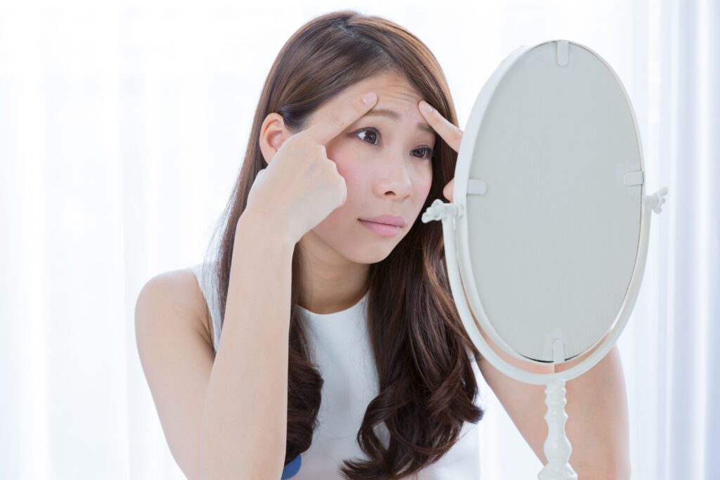 美肌成分の減少