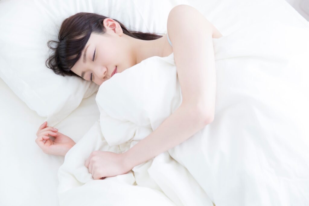十分な睡眠時間の確保