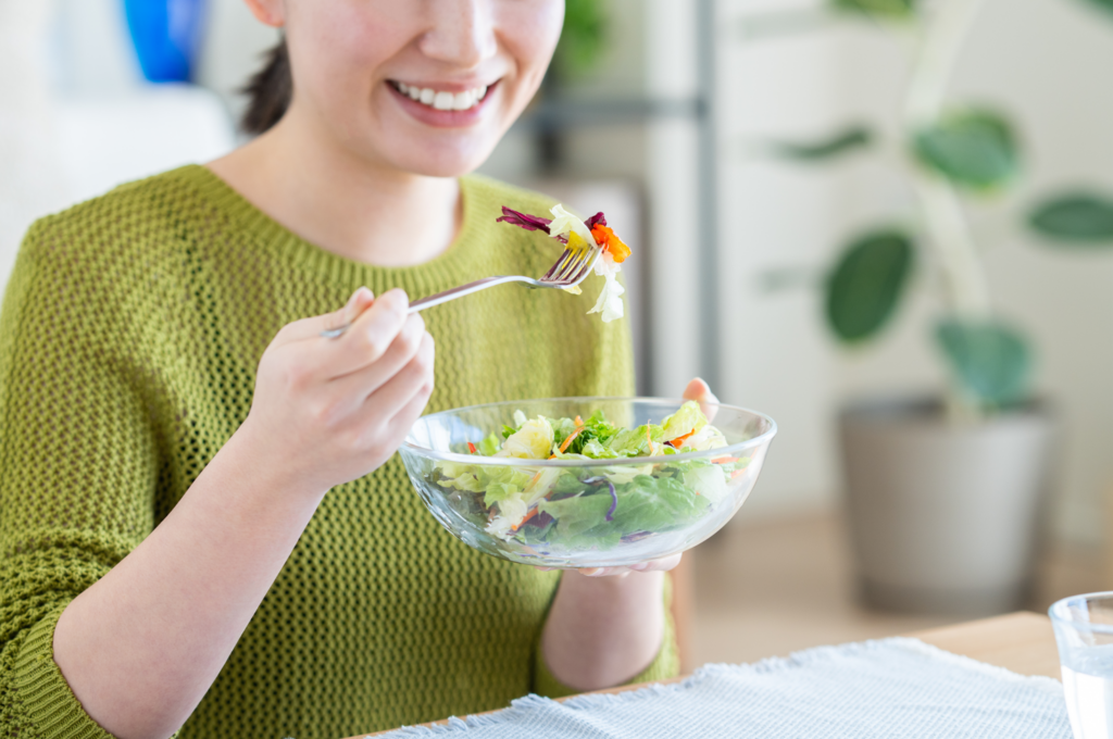肉類中心の食生活を見直して体の中から改善