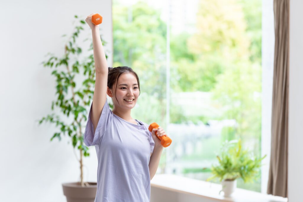 筋力トレーニングによる急な筋肉量の増加